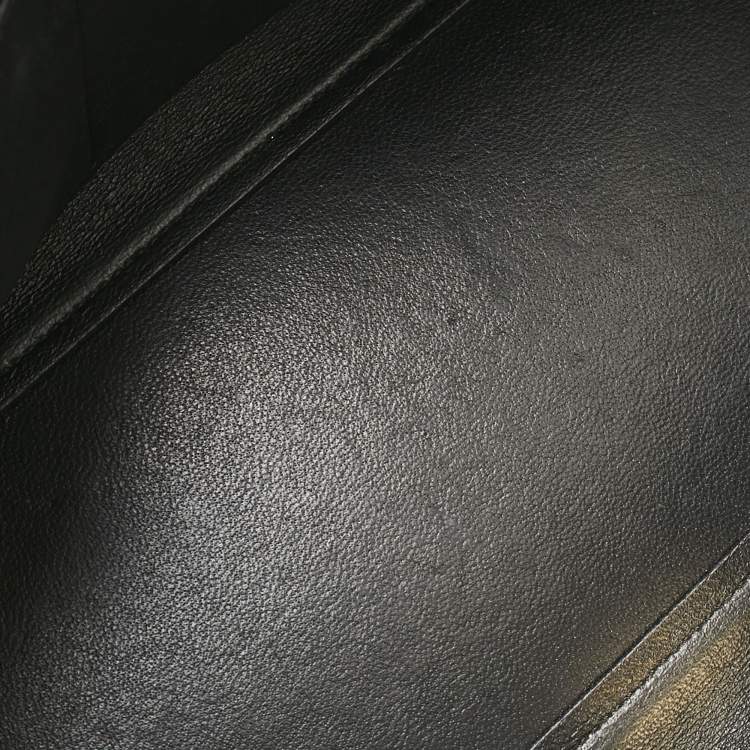 Pre Owned Celine Tricolor Leather Small Trapeze Top Handle Bag
