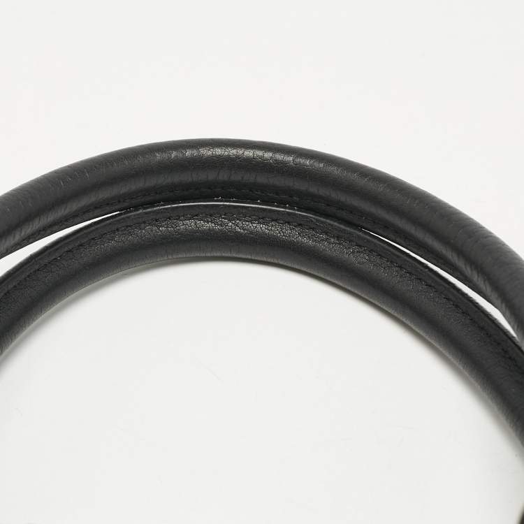 Pre Owned Celine Black Leather Mini Tie Tote