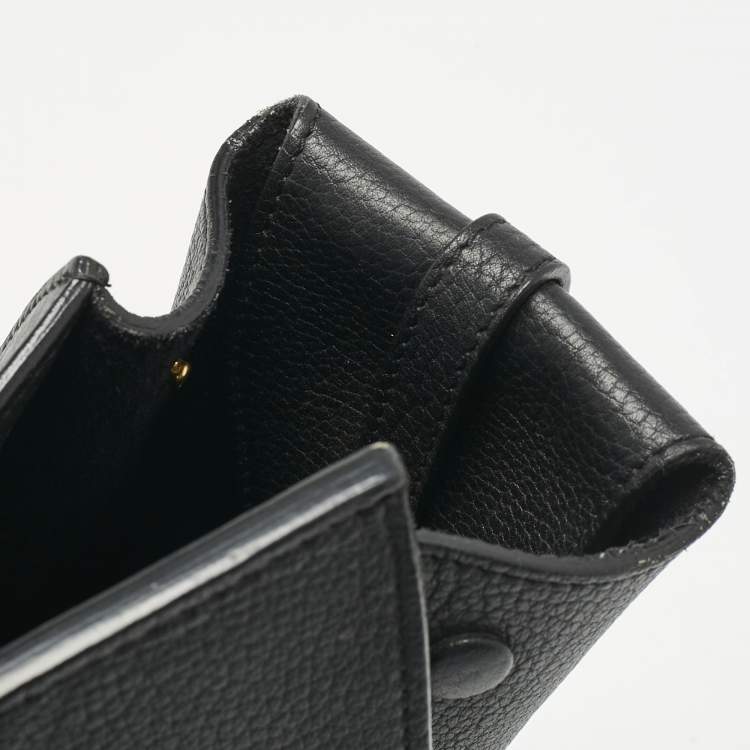 Pre Owned Celine Black Leather Mini Tie Tote