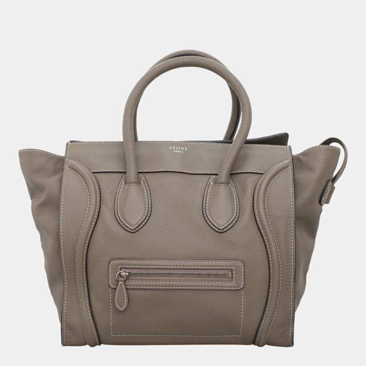 Pre Owned Celine Mini Luggage Soft Tote