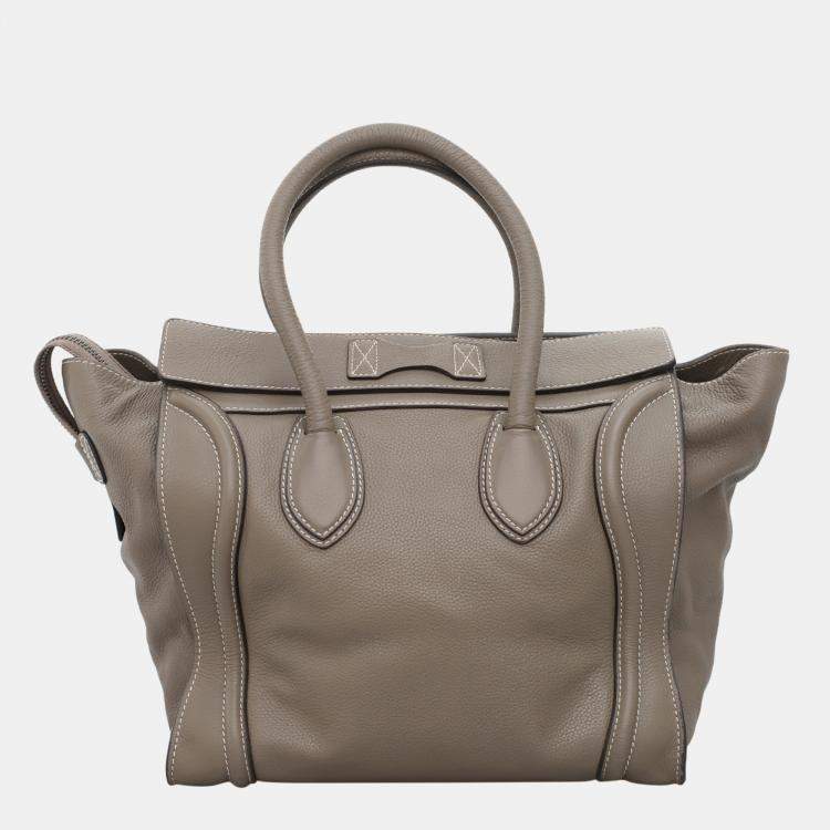 Pre Owned Celine Mini Luggage Soft Tote
