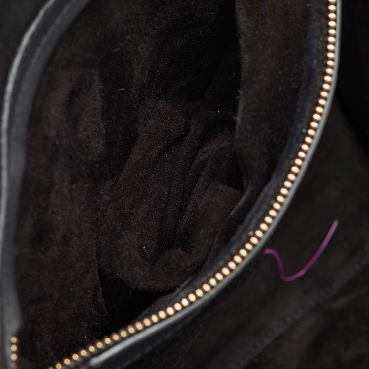 Pre Owned Celine Black Leather Large Phantom Luggage Tote