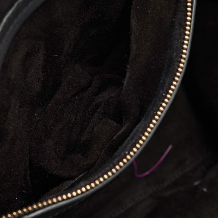 Pre Owned Celine Black Leather Large Phantom Luggage Tote