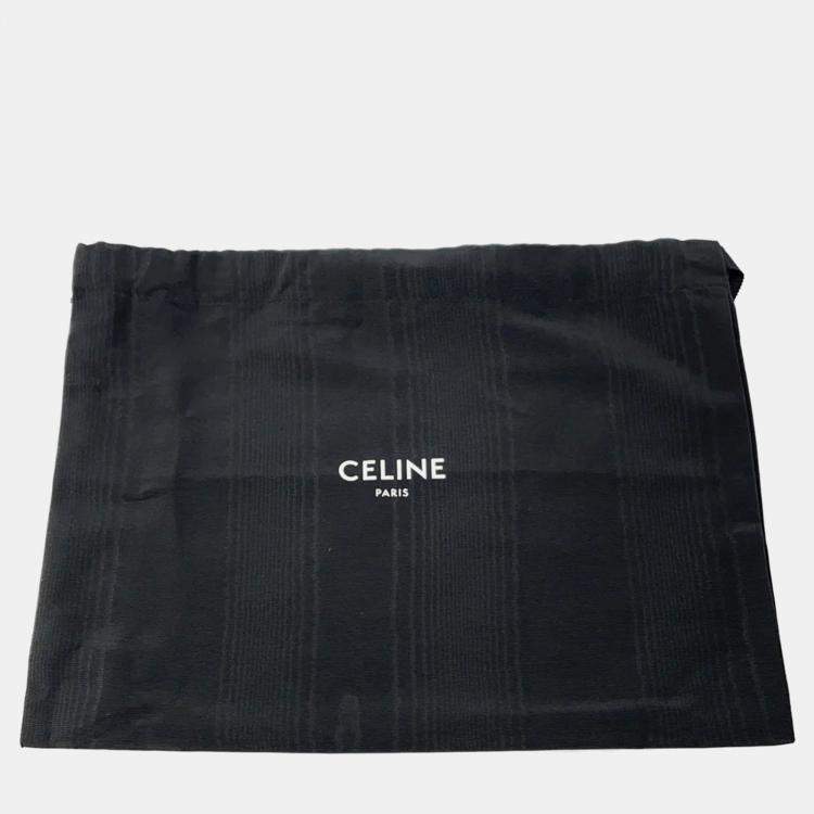 Pre Owned  Celine Blue Denim Chain Shoulder Bag 