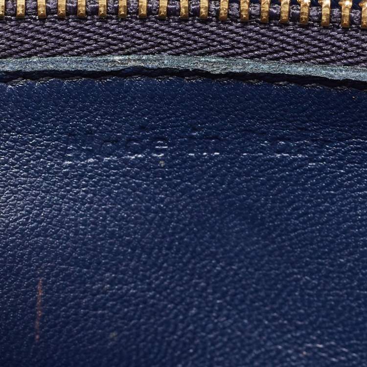 Pre Owned Celine Blue Leather Small Classic Box Flap Bag
