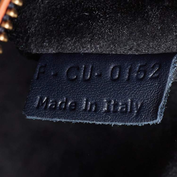 Pre Owned Celine Navy Blue Leather Medium Phantom Luggage Bag