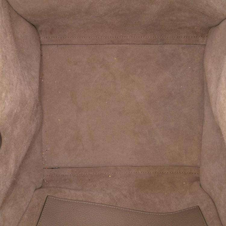 Pre Owned Celine Brown Small Grained Calfskin Big Bag