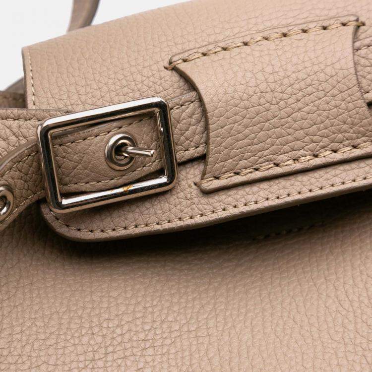 Pre Owned Celine Brown Small Grained Calfskin Big Bag