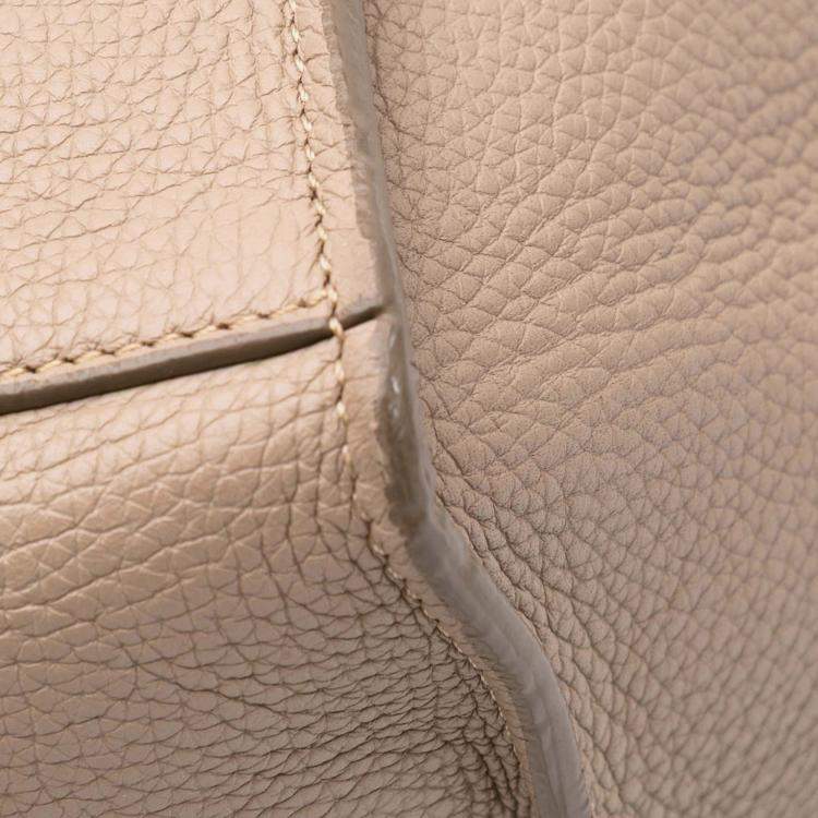 Pre Owned Celine Brown Small Grained Calfskin Big Bag