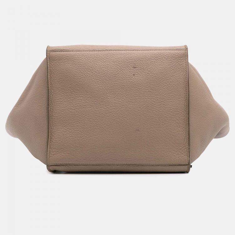 Pre Owned Celine Brown Small Grained Calfskin Big Bag