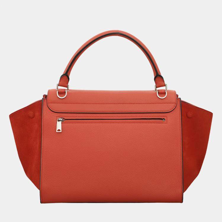 مملوكة مسبقًا Celine Trapeze Orange Bag