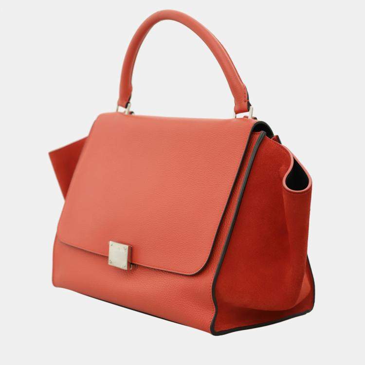 مملوكة مسبقًا Celine Trapeze Orange Bag
