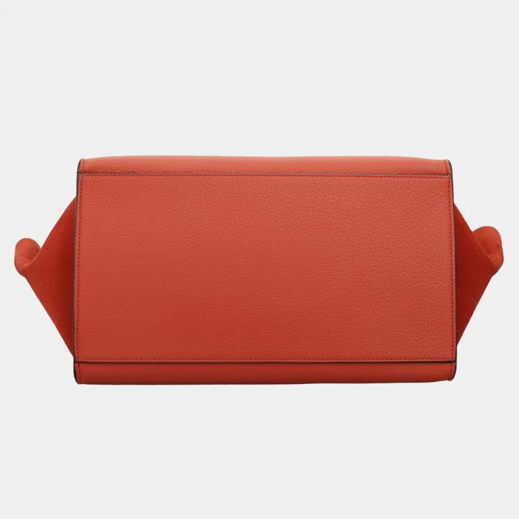 مملوكة مسبقًا Celine Trapeze Orange Bag