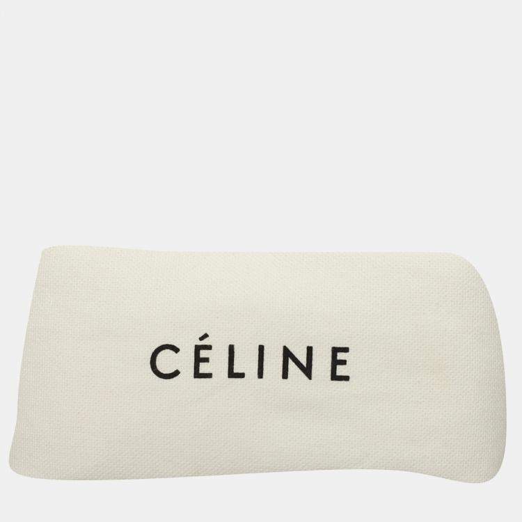 Pre Owned Celine Green Leather Box Bag