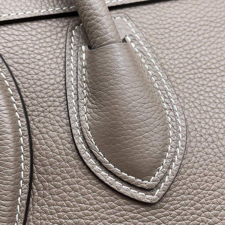 Pre Owned Celine Luggage Shopper Micro Suri Leather Tote Bag