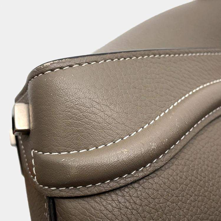 Pre Owned Celine Luggage Micro Shopper Suri Leather Tote Bag
