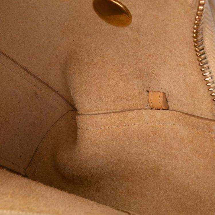Pre Owned Celine Yellow Pico Grained Calfskin Belt Bag