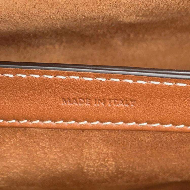 Pre Owned Celine Teen Soft 16 Tan Leather Shoulder Bag