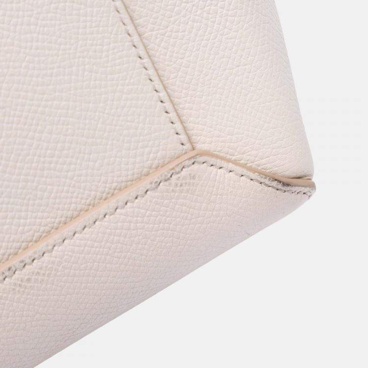 Pre Owned Celine Beige Micro Grained Calfskin Belt Bag