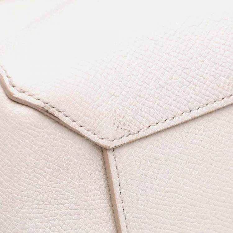 Pre Owned Celine Beige Micro Grained Calfskin Belt Bag
