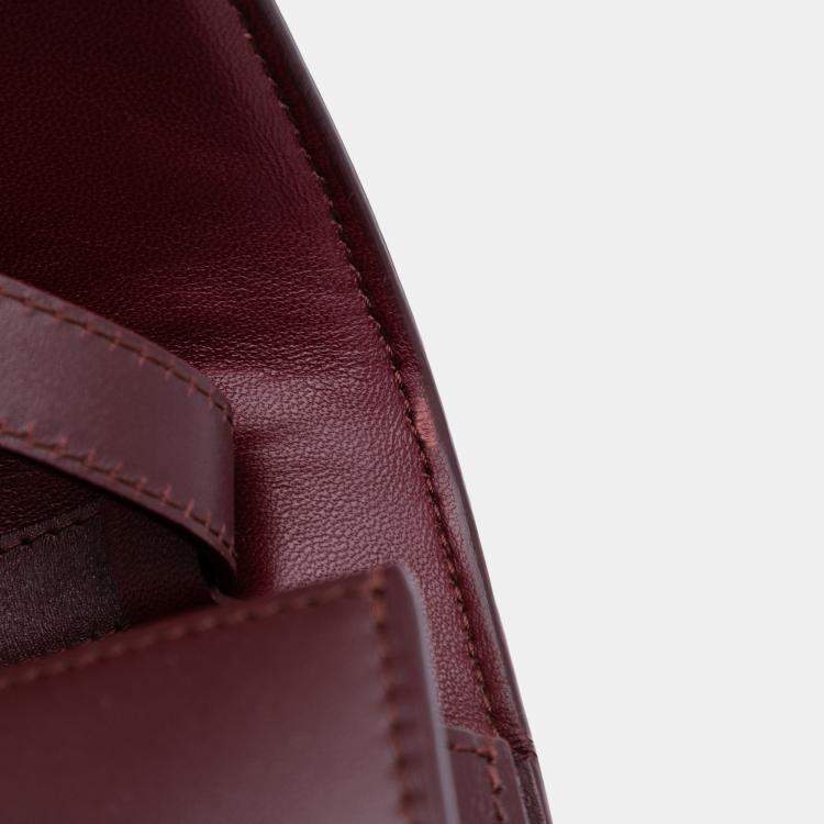 Pre Owned Celine Red Small Calfskin Classic Box