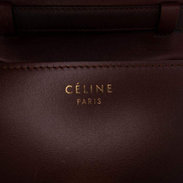 Pre Owned Celine Red Small Calfskin Classic Box