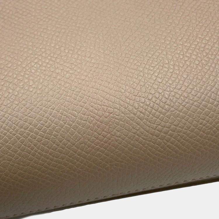 Pre Owned Celine Belt Bag Nano Beige Leather Top Handle Bag