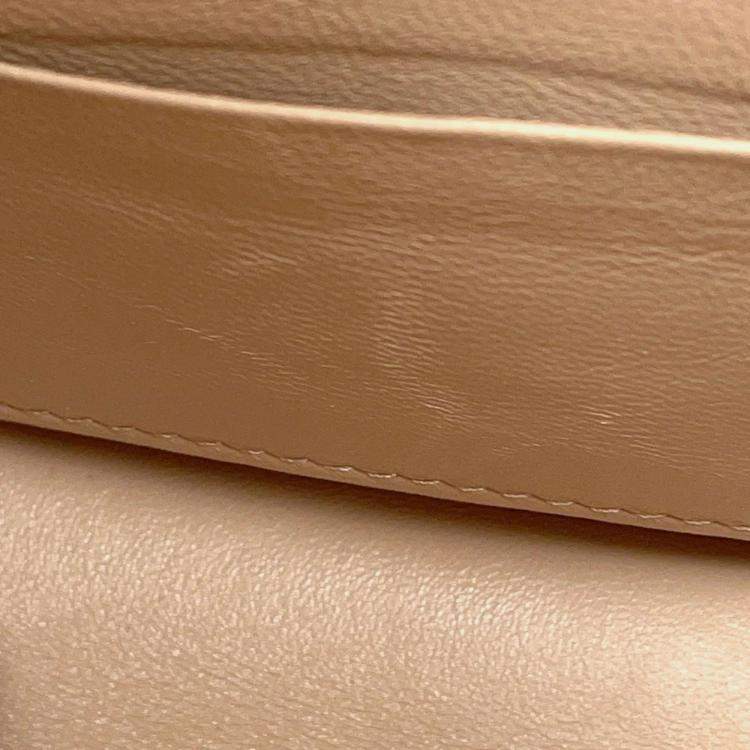 Pre Owned Celine Trotter Small Jasmin Flower Leather Shoulder Bag