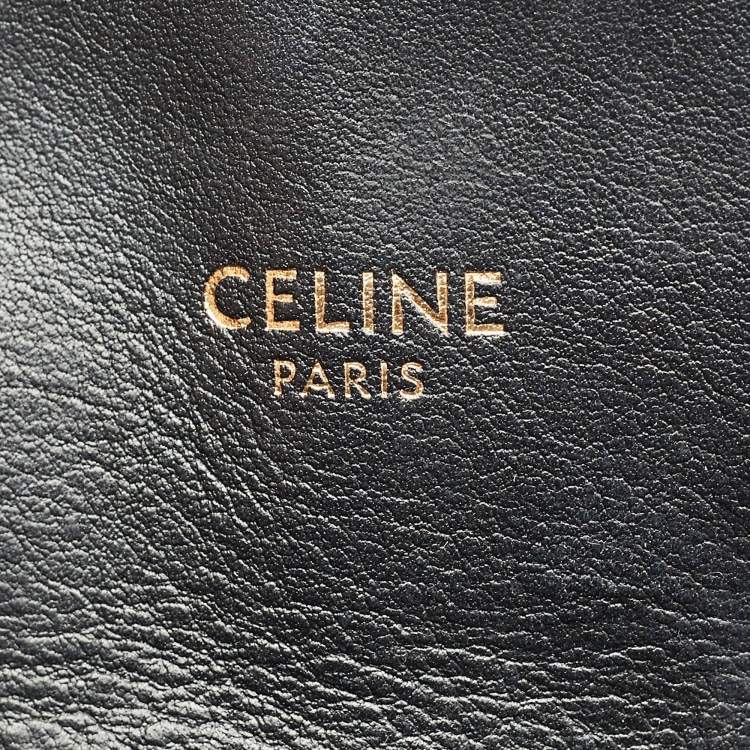 Pre Owned Celine Black Quilted Leather Small C Backpack
