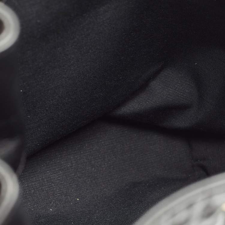 Pre Owned Celine Black Quilted Leather Small C Backpack