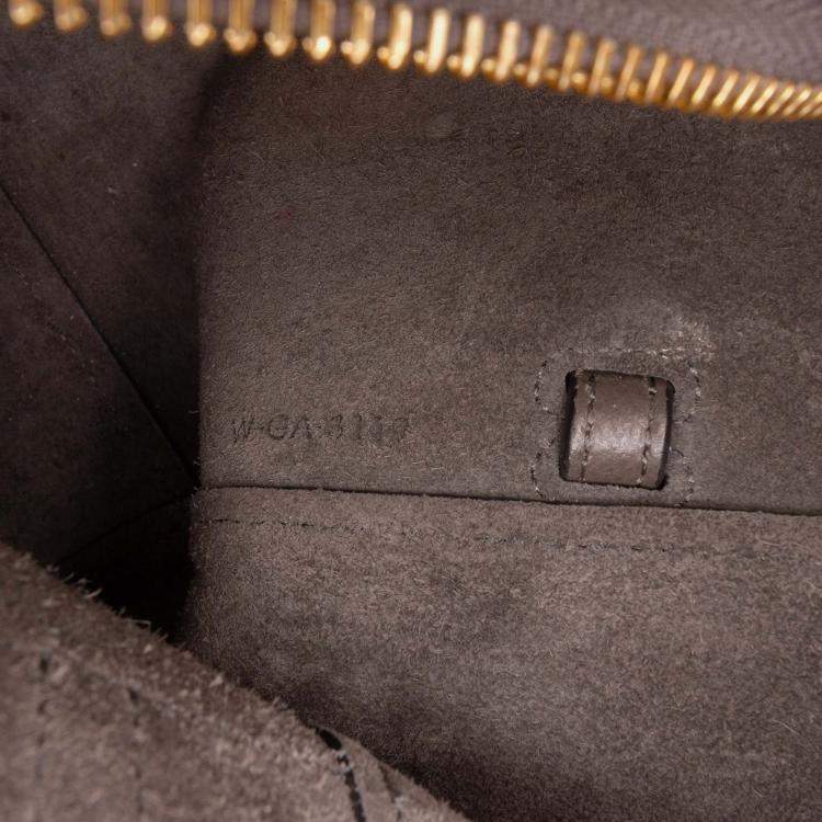 Pre Owned Celine Grey Nano Grained Calfskin Belt Bag