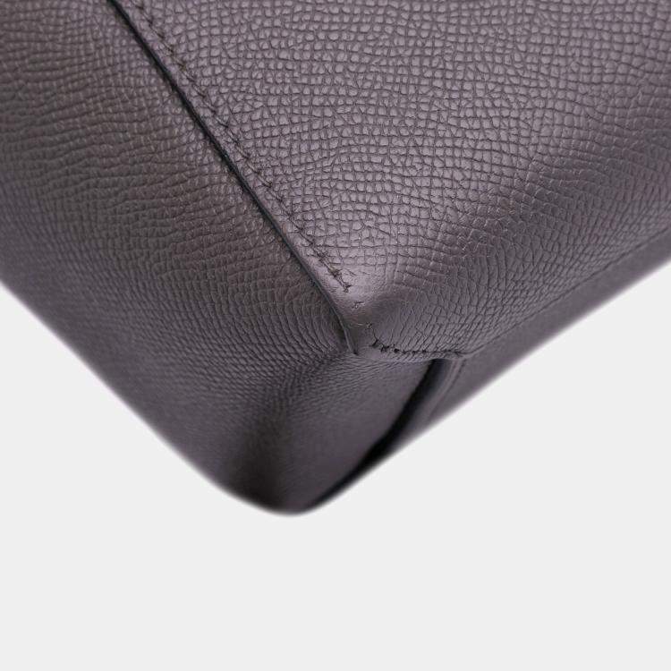 Pre Owned Celine Grey Nano Grained Calfskin Belt Bag