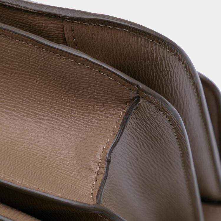 Pre Owned Celine Brown Medium Calfskin Classic Box