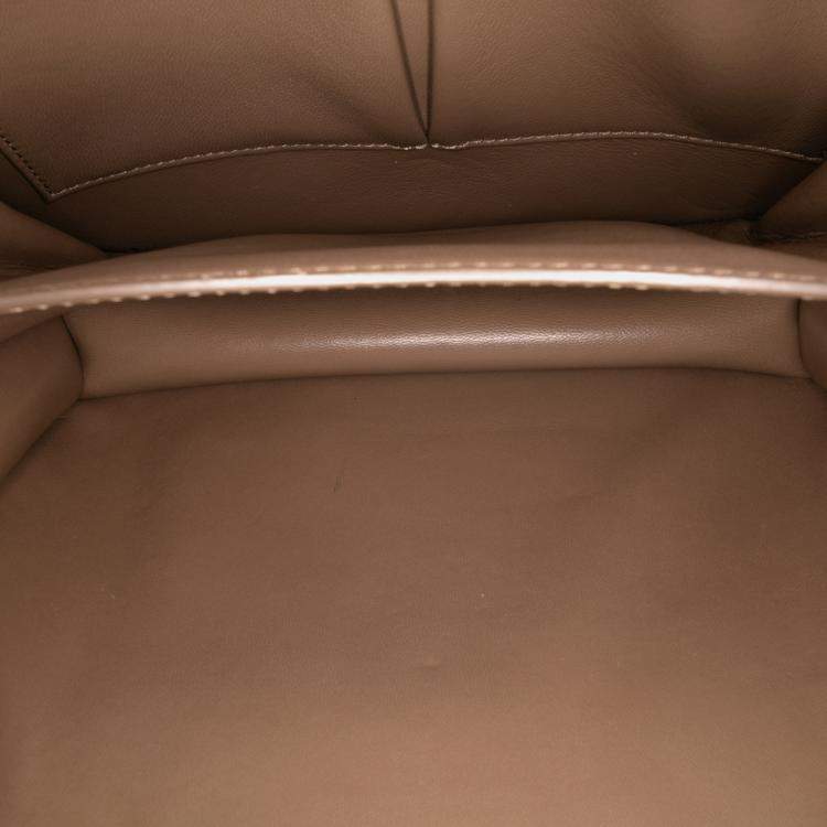 Pre Owned Celine Brown Medium Calfskin Classic Box