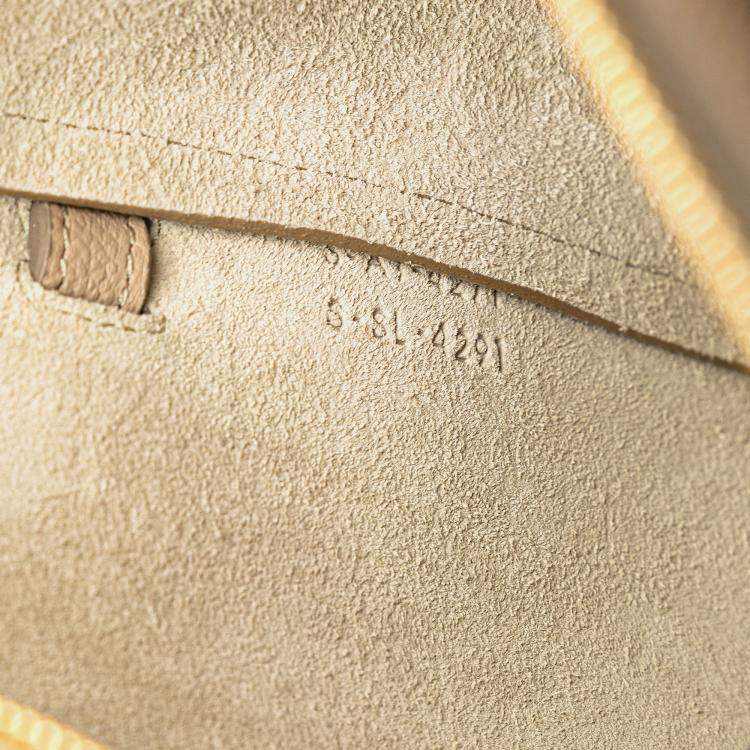 Pre Owned Celine Beige Brown Nano Grained Calfskin Belt Bag