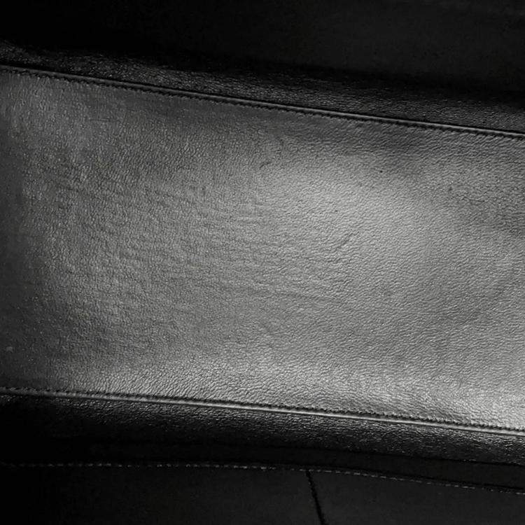 Pre Owned Celine Luggage Shopper Black Leather Size Micro