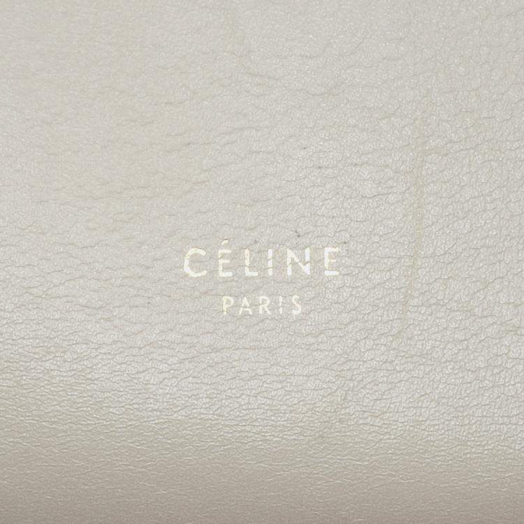 Pre Owned Celine Brown Mini Leather Belt Satchel