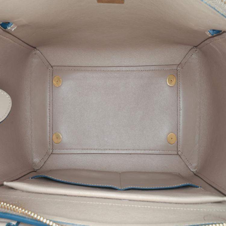 Pre Owned Celine Brown Mini Leather Belt Satchel