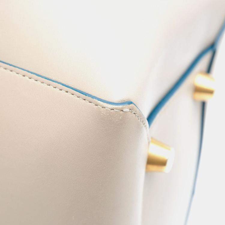 Pre Owned Celine Brown Mini Leather Belt Satchel