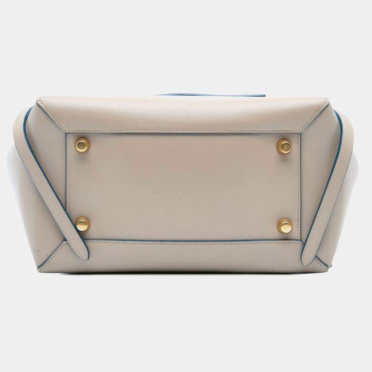 Pre Owned Celine Brown Mini Leather Belt Satchel
