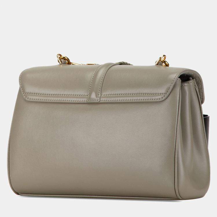 Pre Owned Celine Green Teen Smooth Calfskin Soft 16 Crossbody