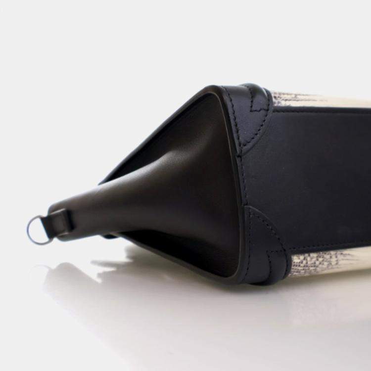 Pre Owned Celine Luggage Nano Lizard Leather Tote Bag