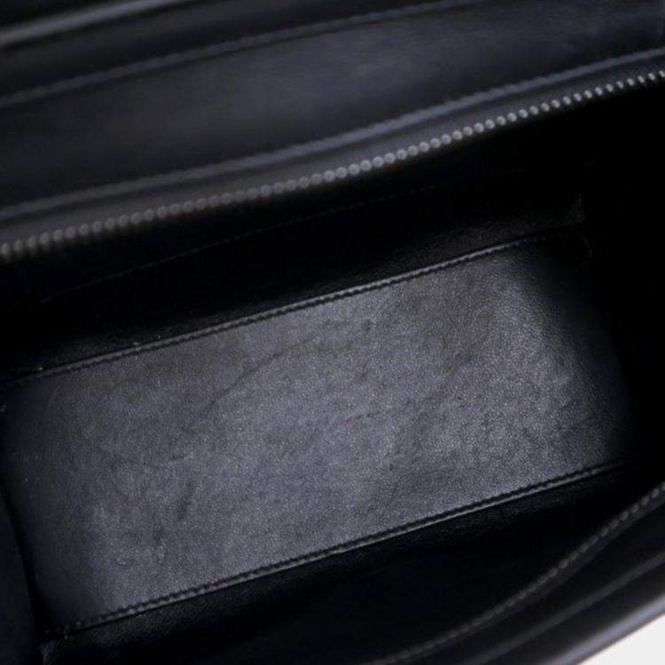 Pre Owned Celine Luggage Nano Lizard Leather Tote Bag