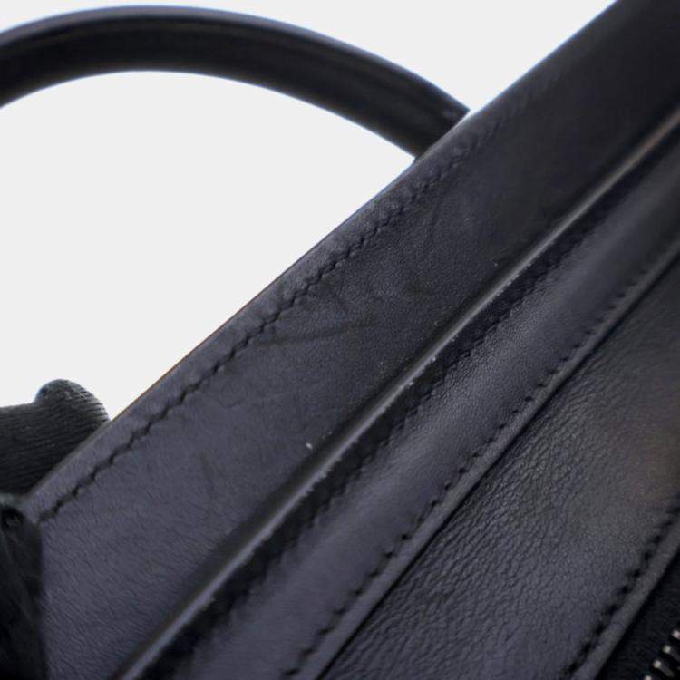 Pre Owned Celine Luggage Nano Lizard Leather Tote Bag