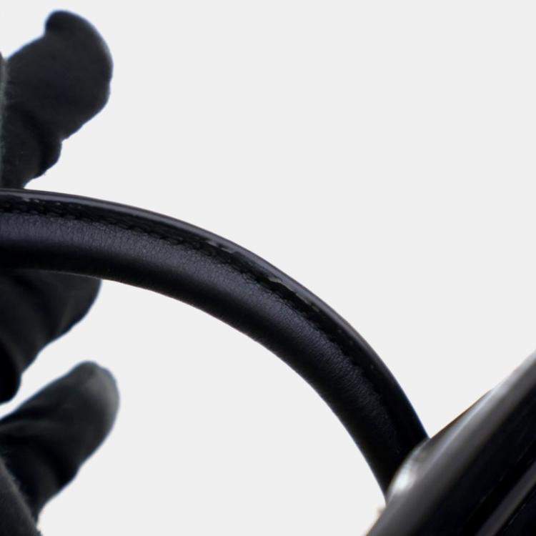 Pre Owned Celine Luggage Nano Lizard Leather Tote Bag