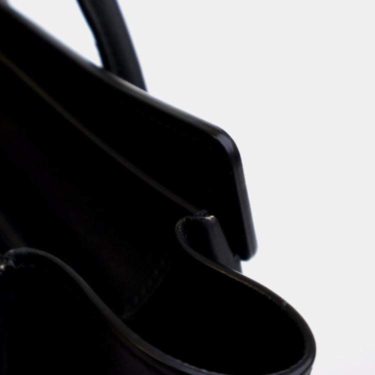 Pre Owned Celine Luggage Nano Lizard Leather Tote Bag