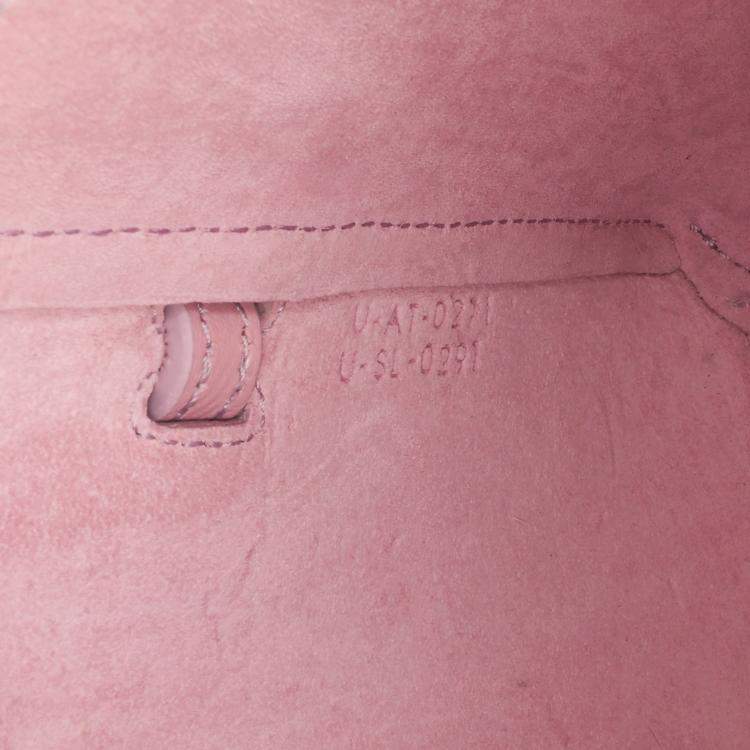 Pre Owned Celine Pink Pico Grained Calfskin Belt Bag