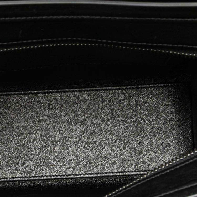 Pre Owned Celine Multicolor Nano Tricolor Luggage Tote