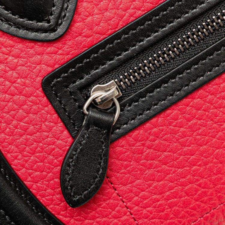 Pre Owned Celine Multicolor Nano Tricolor Luggage Tote