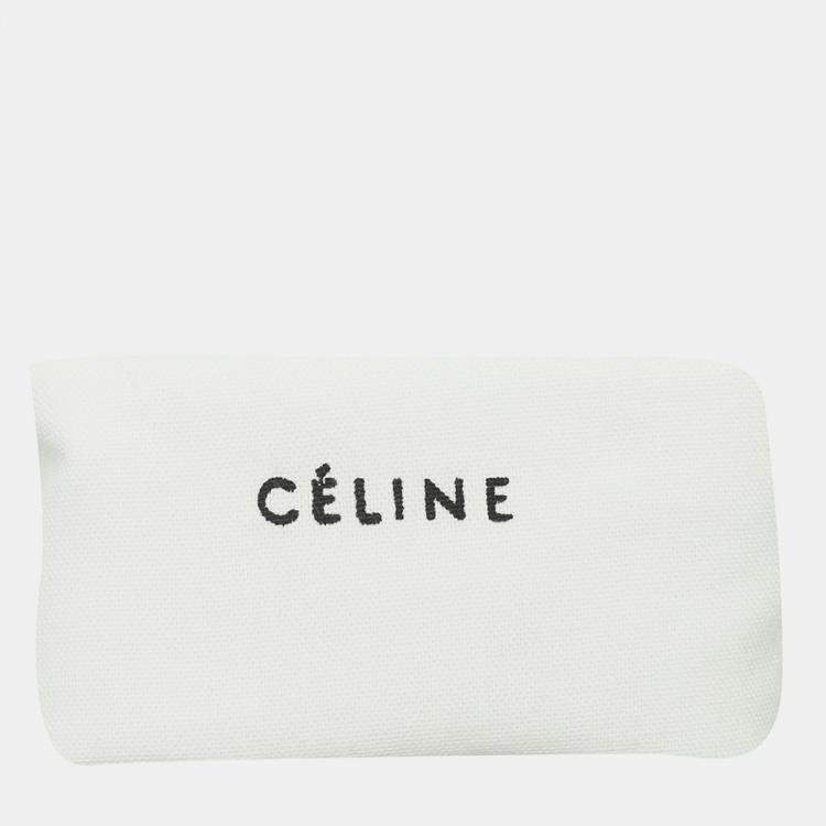 Pre Owned Celine Folded Cube Leather Satchel